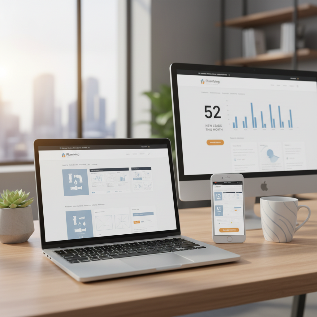 How to Design a Plumbing Website That Generates 50+ Leads Per Month
